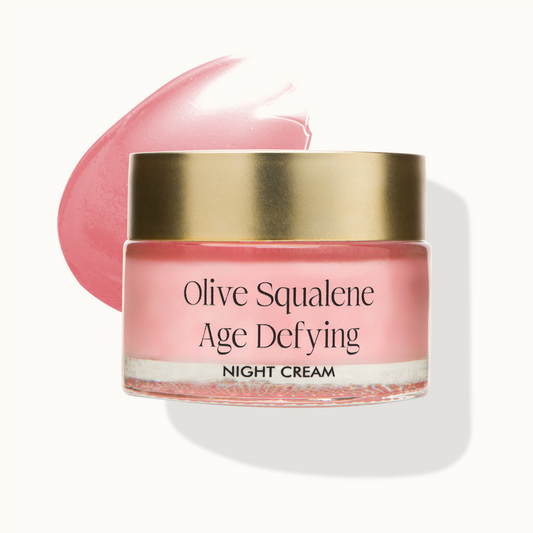 Olive Squalene Age Defying Night Cream with 24K Gold & Ceramides