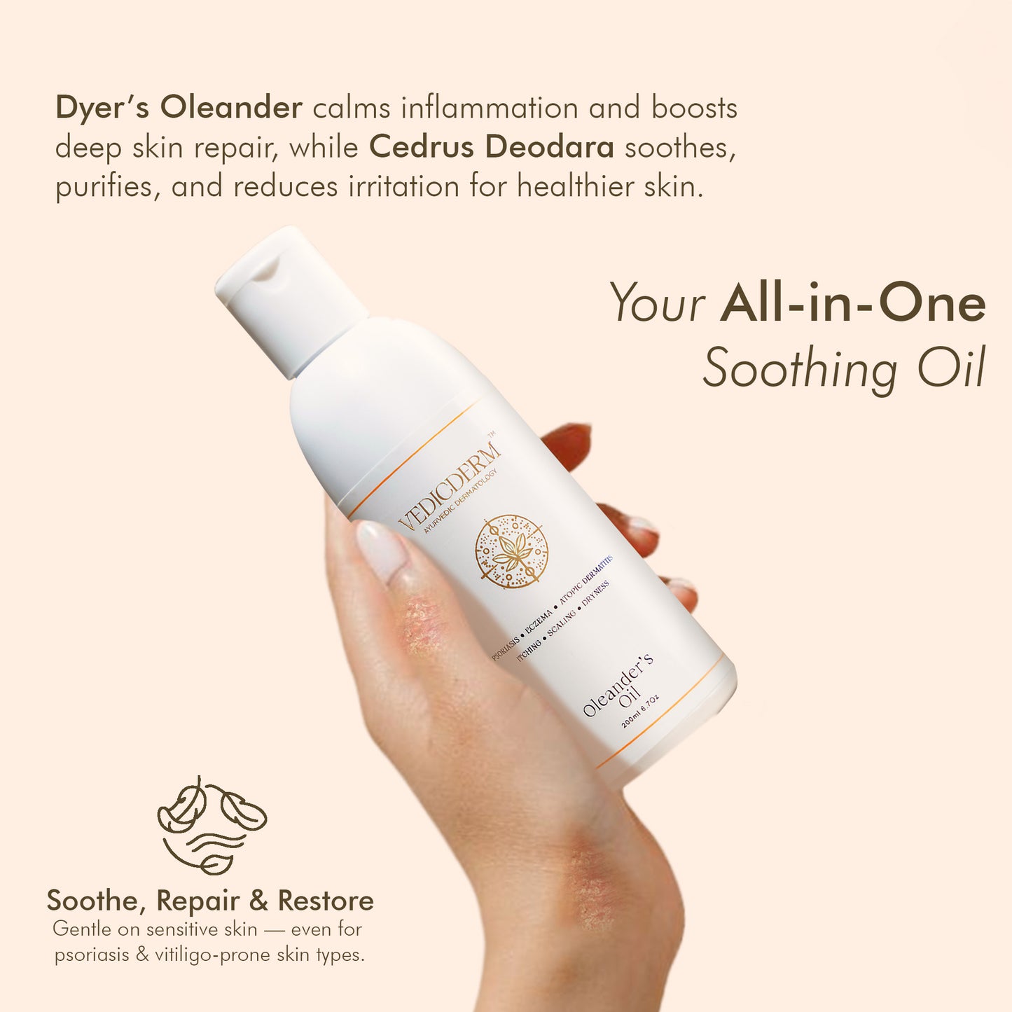 Oleander's Oil for Psoriasis, Eczema, Atopic Dermatitis