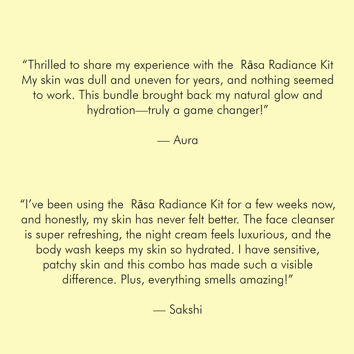 Vedicderm Rāsa Radiance Kit