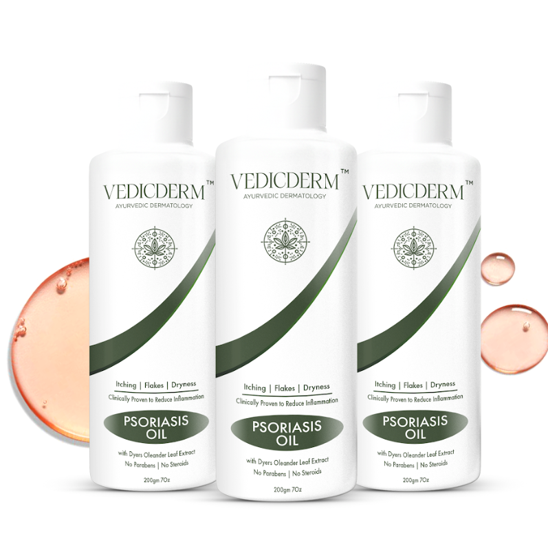 Vedicderm Skin and Scalp Psoriasis Oil