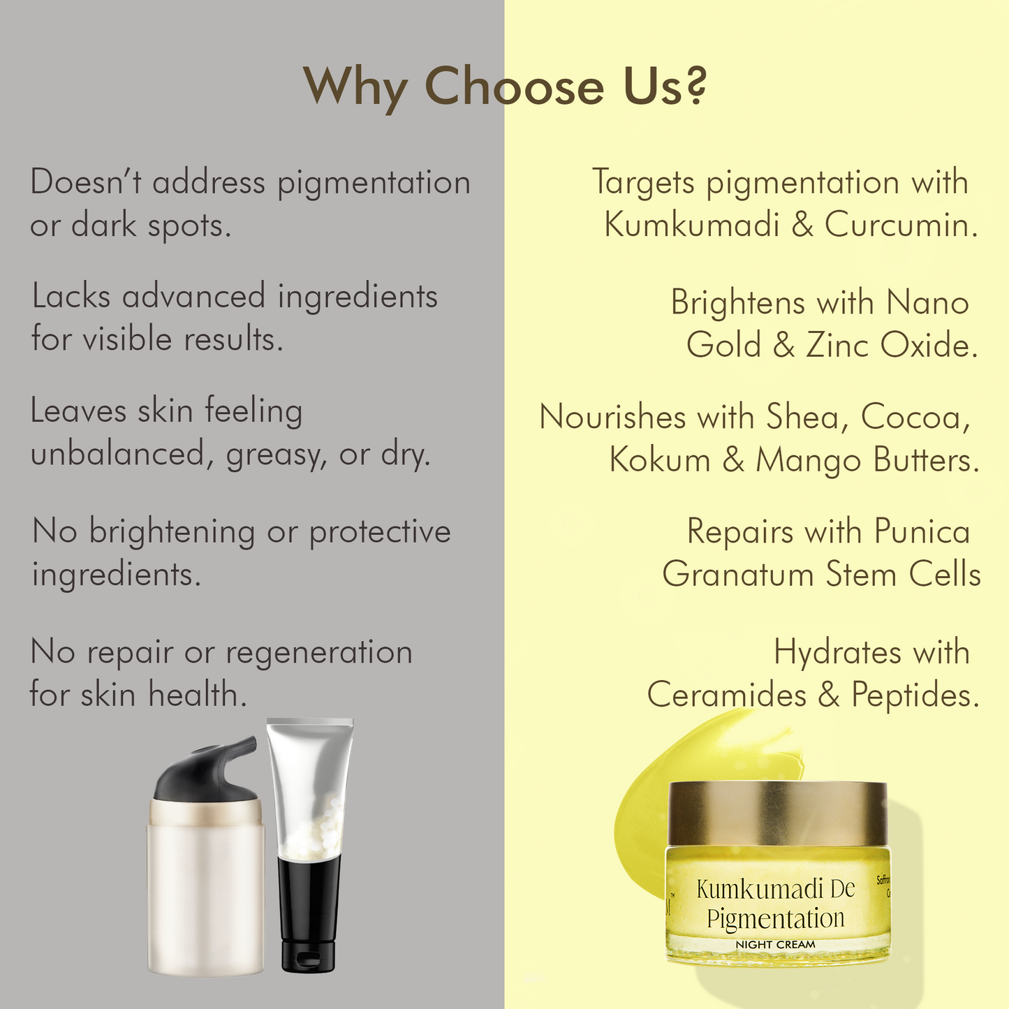 Kumkumadi De Pigmentation Night Cream with Saffron & Ceramides