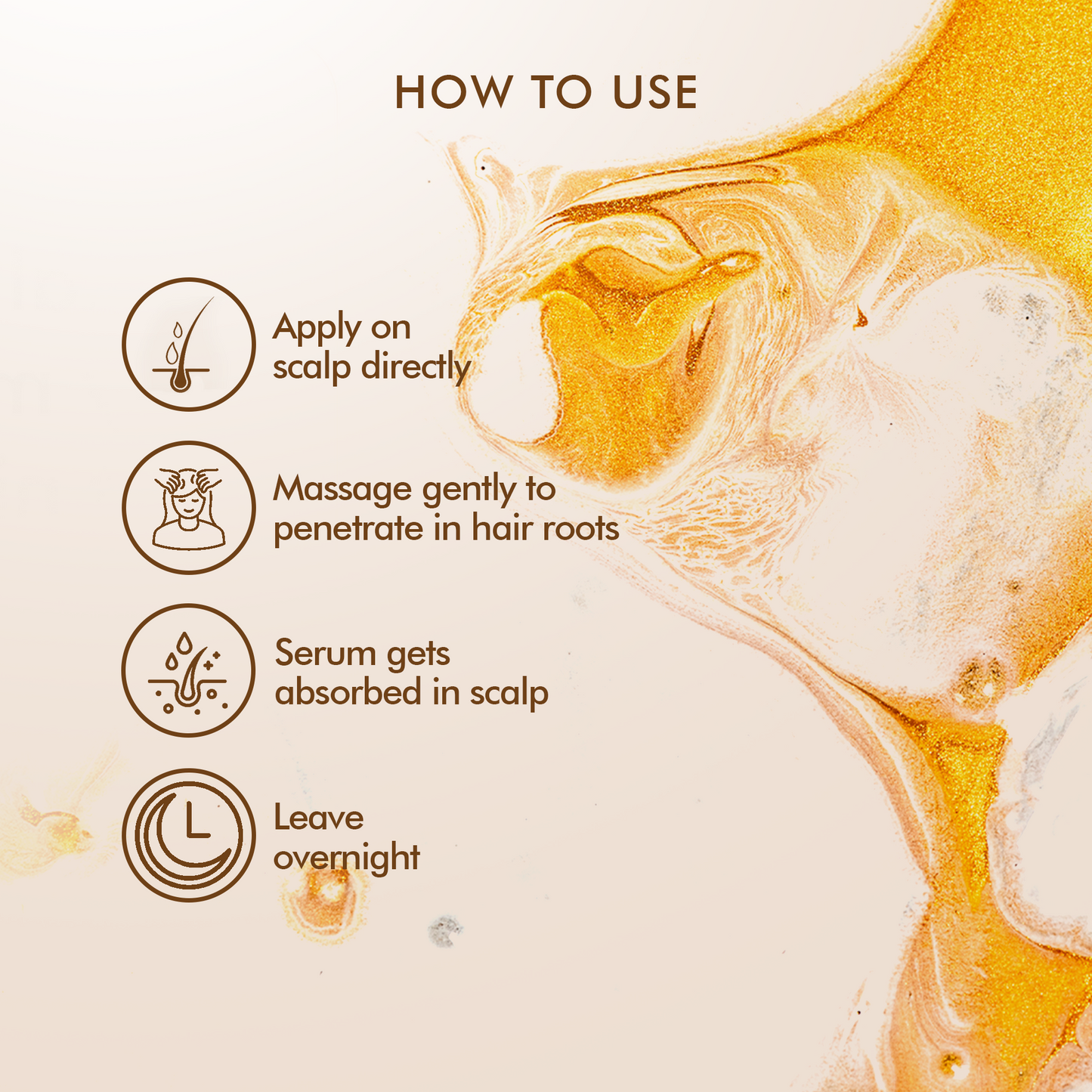 24Kt Nano Gold Hair Serum for Psoriasis and Sensitive Scalp