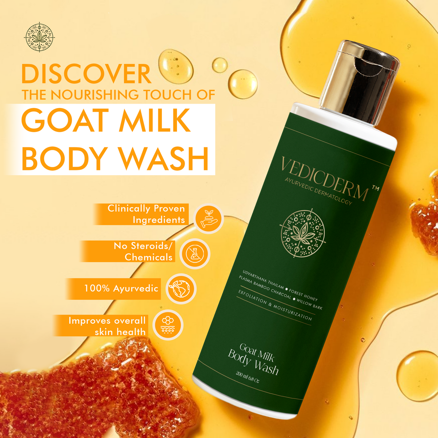 Goat Milk Hydrating Body Wash for Sensitive Skin