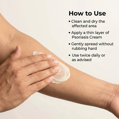 Vedicderm Psoriasis Cream with 2% Bakuchi Extract - New and Improved Pack