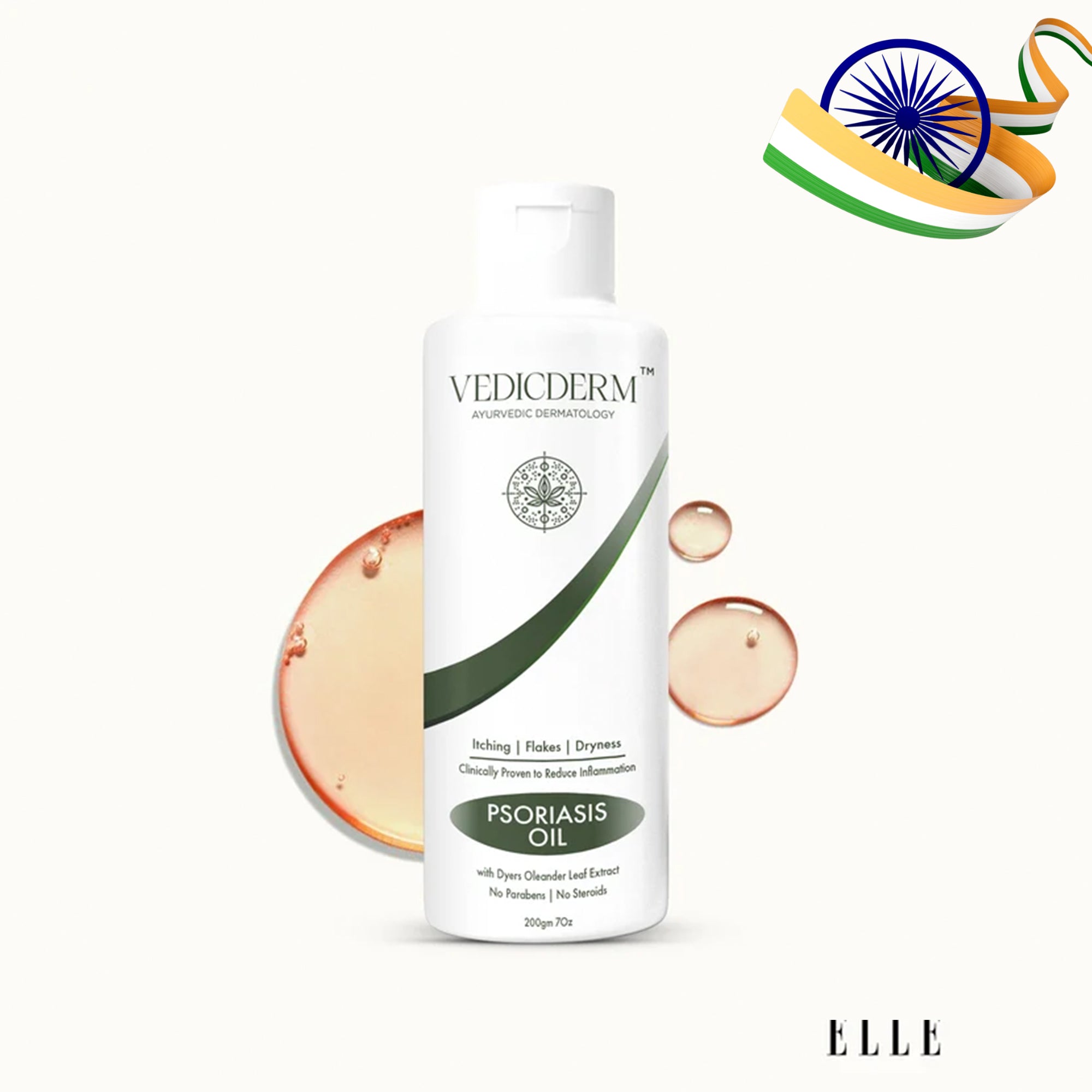 Vedicderm Psoriasis Oil | 2-in-1 Skin + Scalp Relief Oil