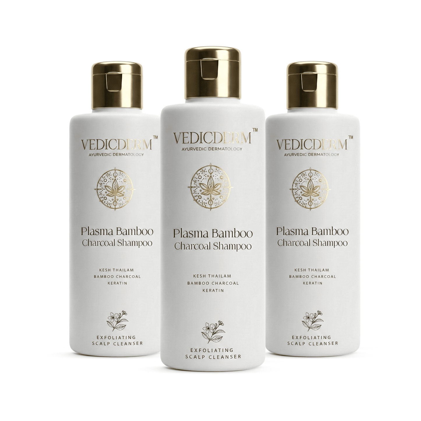 Plasma Bamboo Charcoal Shampoo for Psoriasis & Sensitive Scalp