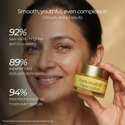 Kumkumadi De Pigmentation Night Cream with Saffron & Ceramides