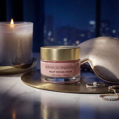 Olive Squalene Age Defying Night Cream with 24K Gold & Ceramides