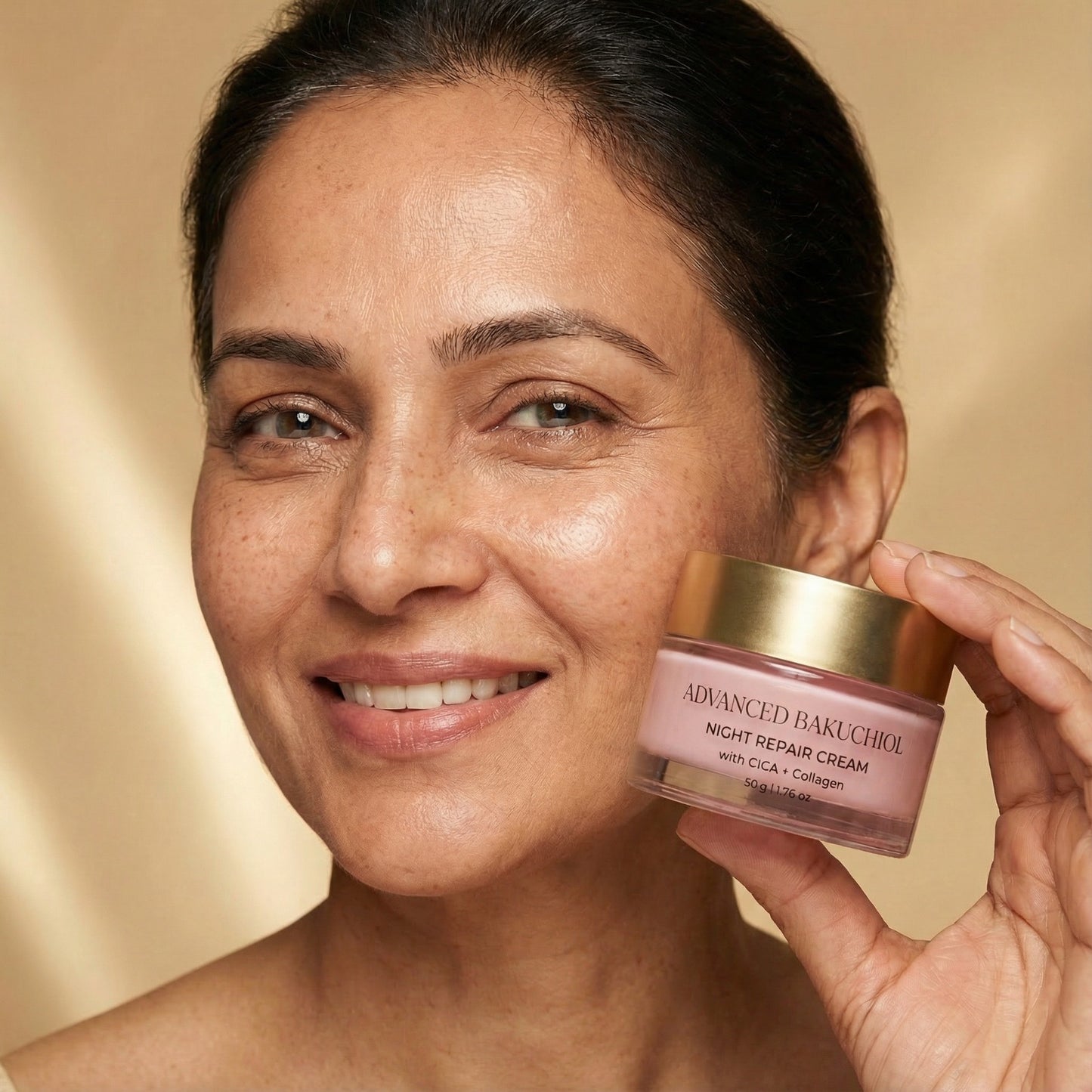 Olive Squalene Age Defying Night Cream with 24K Gold & Ceramides