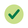 a generic tick icon which can be used anywhere as an icon for benifits