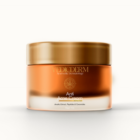 Nano Gold Acne Defence Cream with Curcumin Extract and Rose Hydrosol