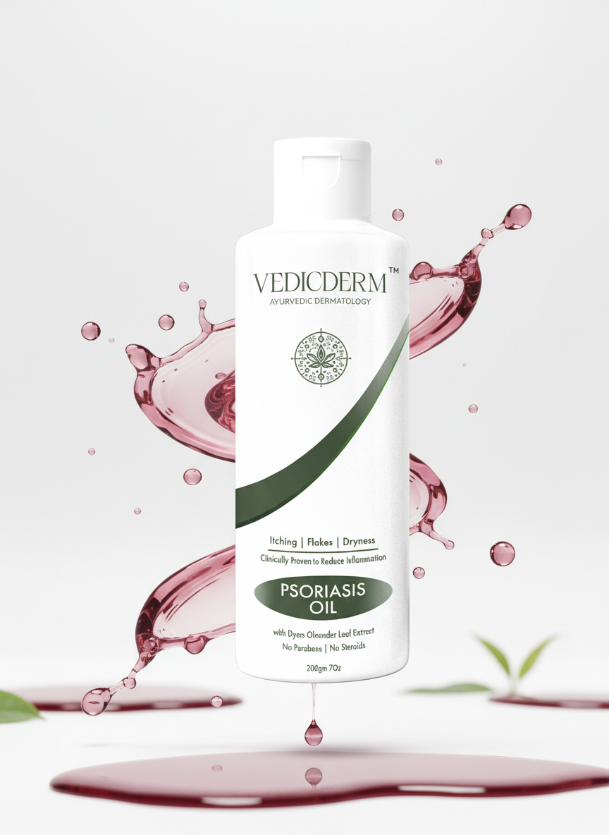 Vedicderm Psoriasis Oil | 2-in-1 Skin + Scalp Relief Oil