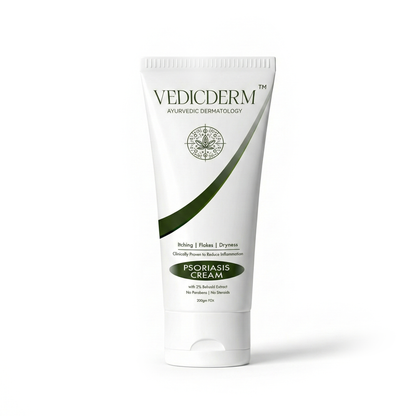 Vedicderm Psoriasis Cream with 2% Bakuchi Extract - New and Improved Pack